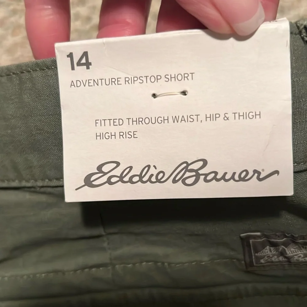 Eddie Bauer Adventure Ripstop Short-Size 14 NWT